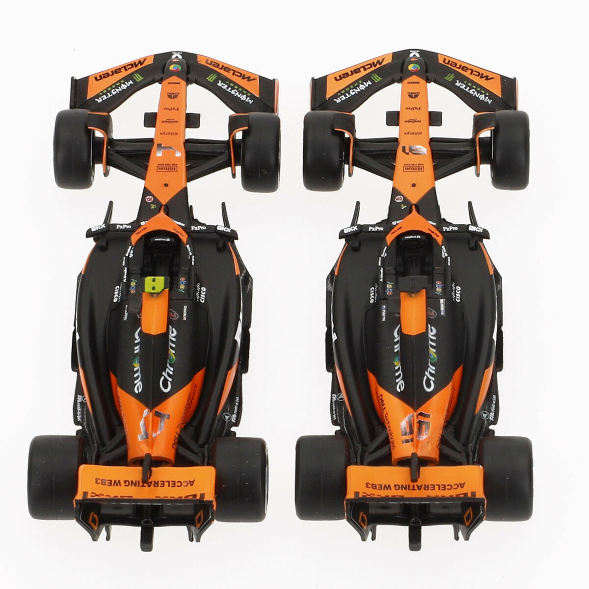 Samochód zabawkowy McLaren F1 2024 MCL38 (6 Sztuk)