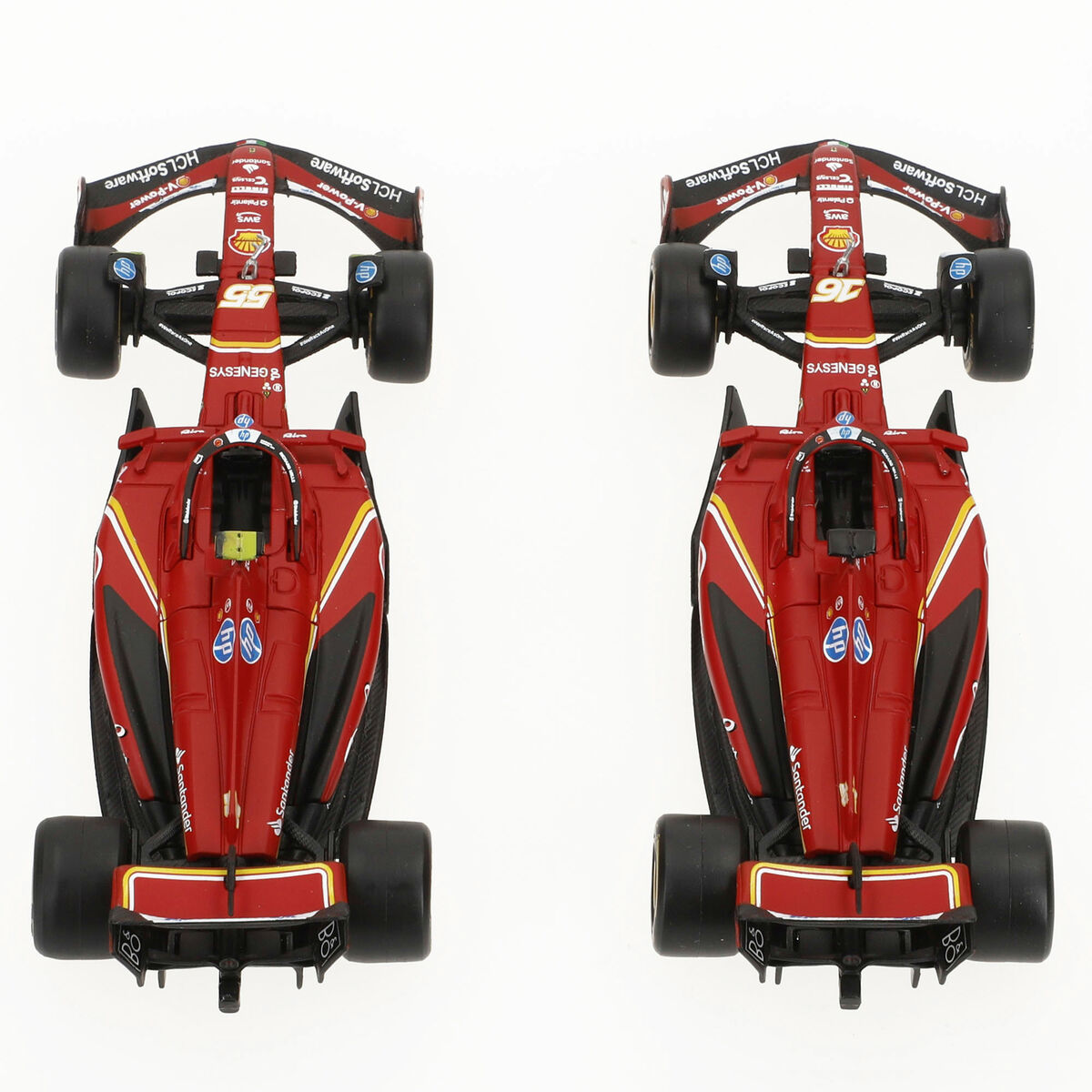 Samochód zabawkowy Ferrari F1 2024 SF24 (6 Sztuk)