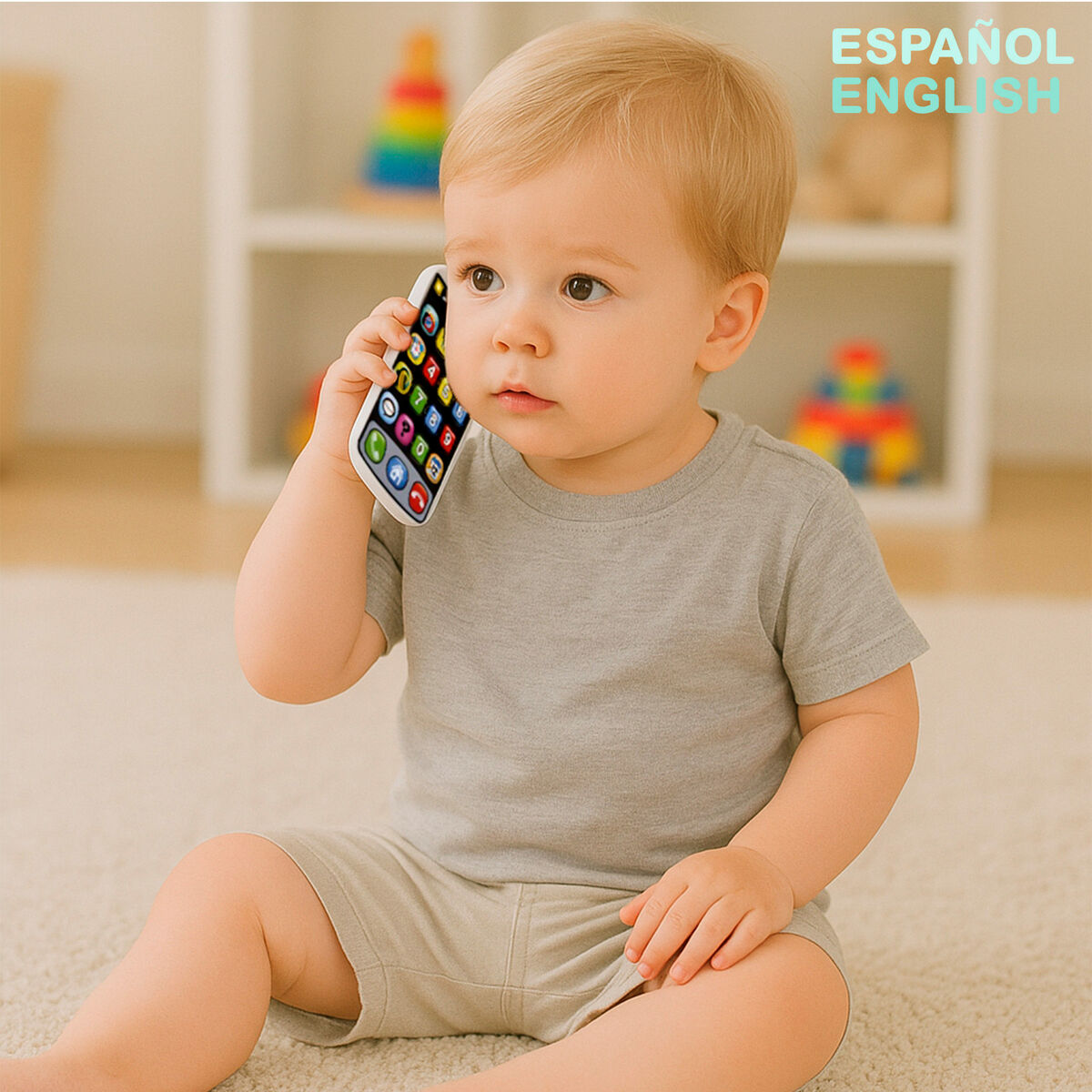 Kép Toy telephone PlayGo 7 X 11 X 2 CM (6 Units)