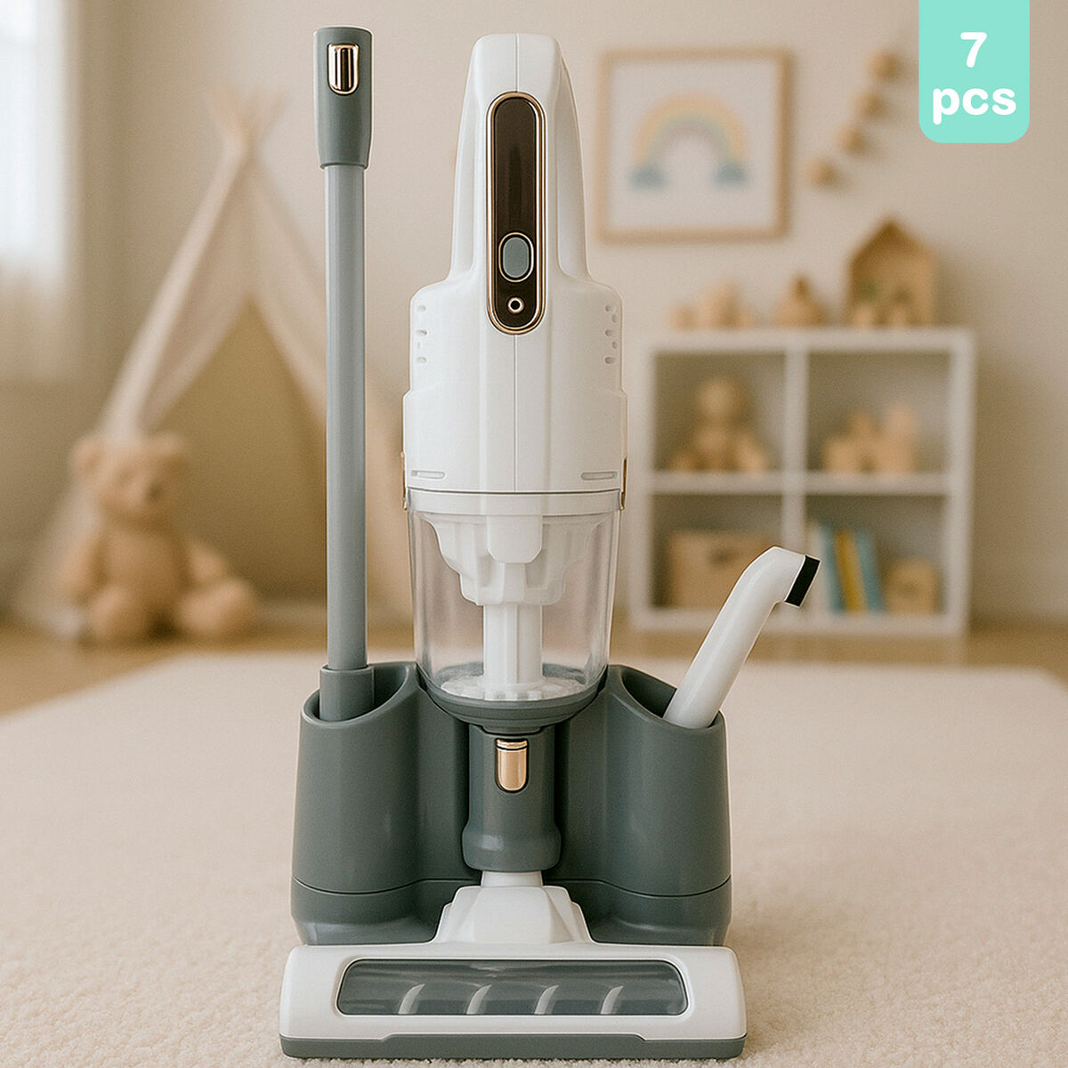 Zabawkowy odkurzacz PlayGo 17 X 75 X 14 CM 7 Części (2 Sztuk)