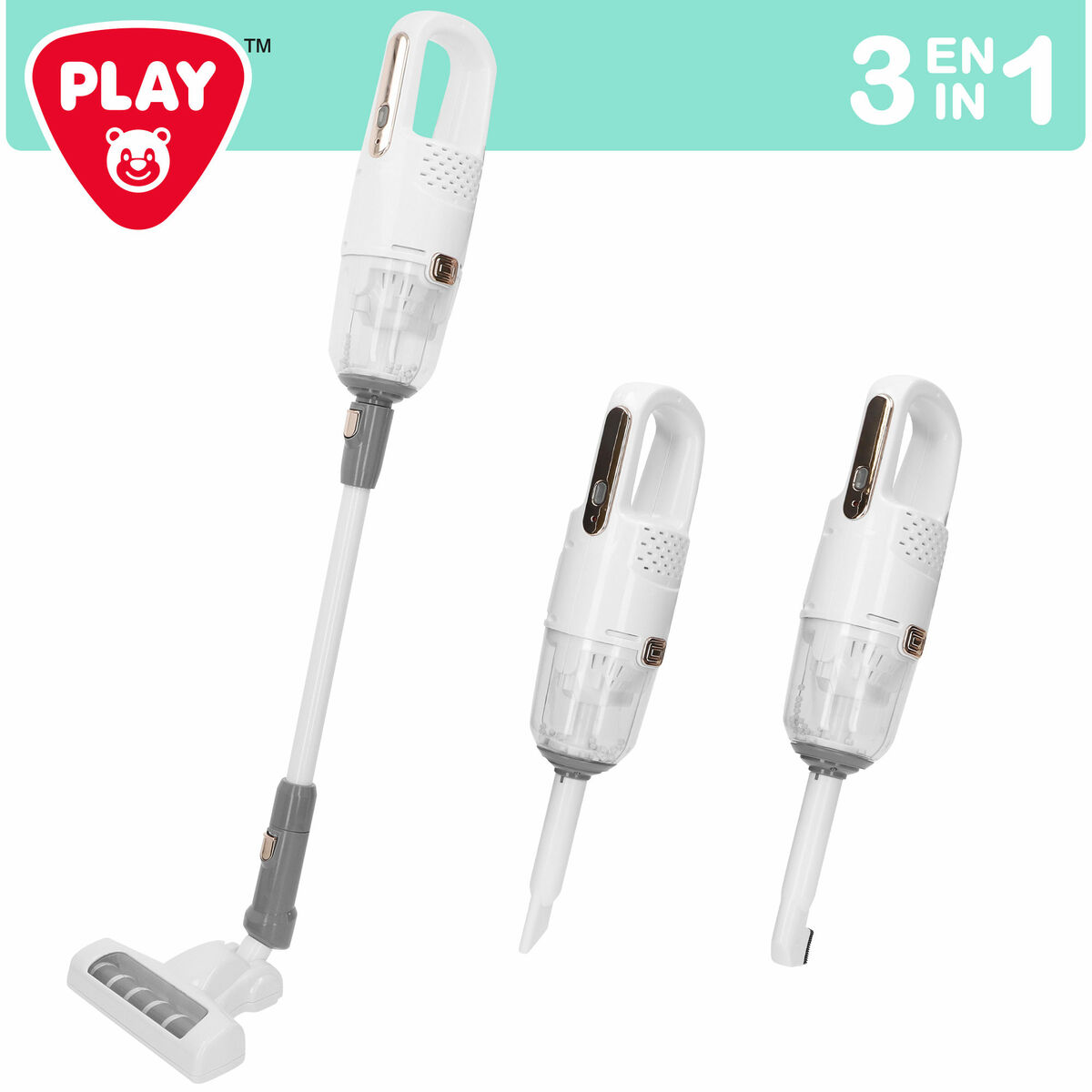 Zabawkowy odkurzacz PlayGo 17 X 75 X 14 CM 7 Części (2 Sztuk)