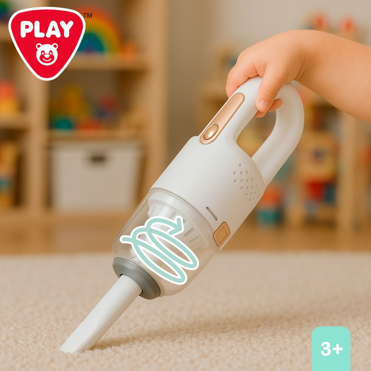 Zabawkowy odkurzacz PlayGo 17 X 75 X 14 CM 7 Części (2 Sztuk)