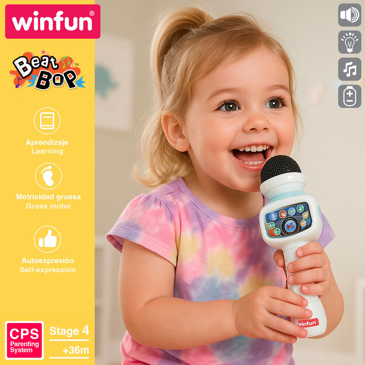Mikrofonem Karaoke Winfun 2 Sztuk