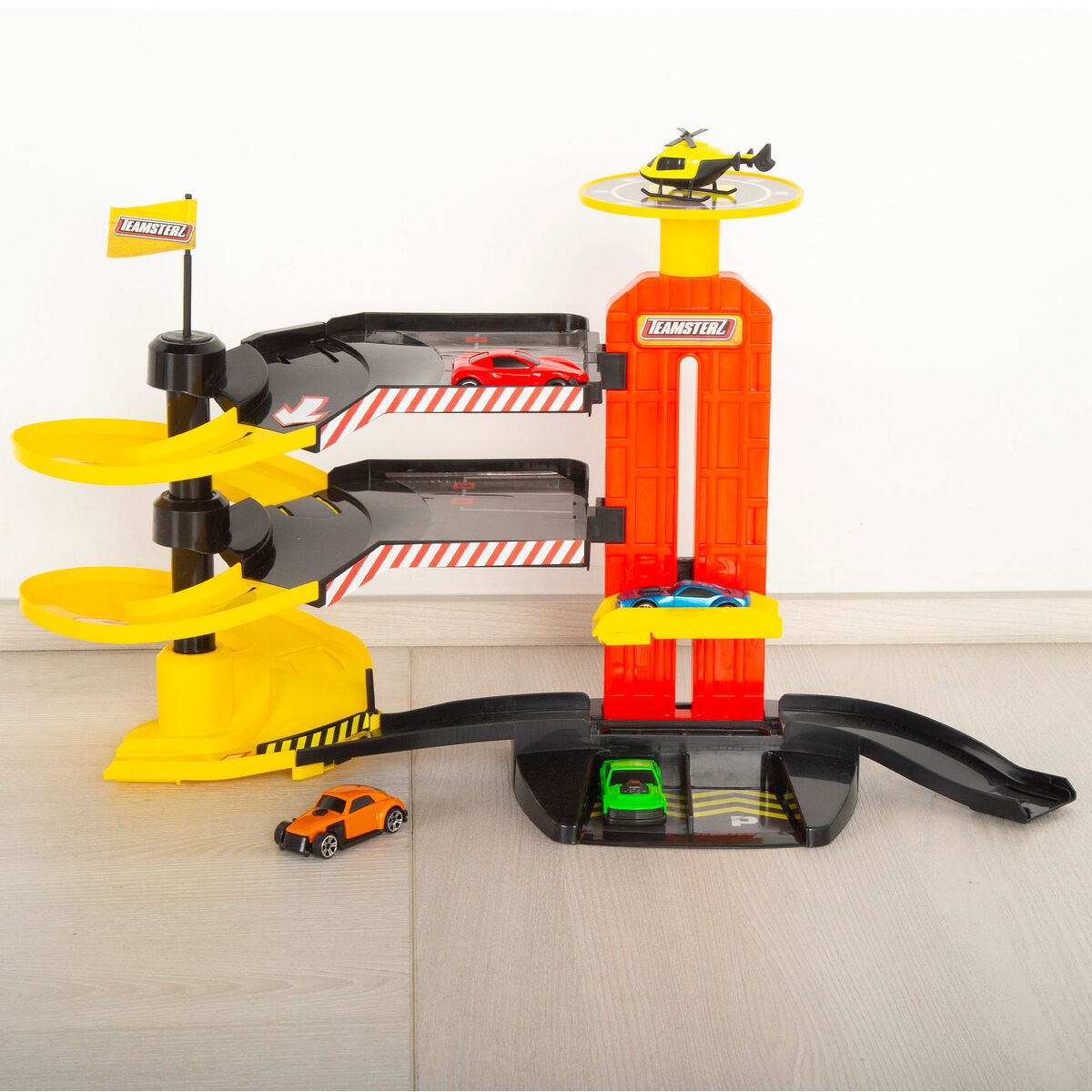 Garaż Parking z Samochodami 53 X 30 X 24 CM (2 Sztuk)