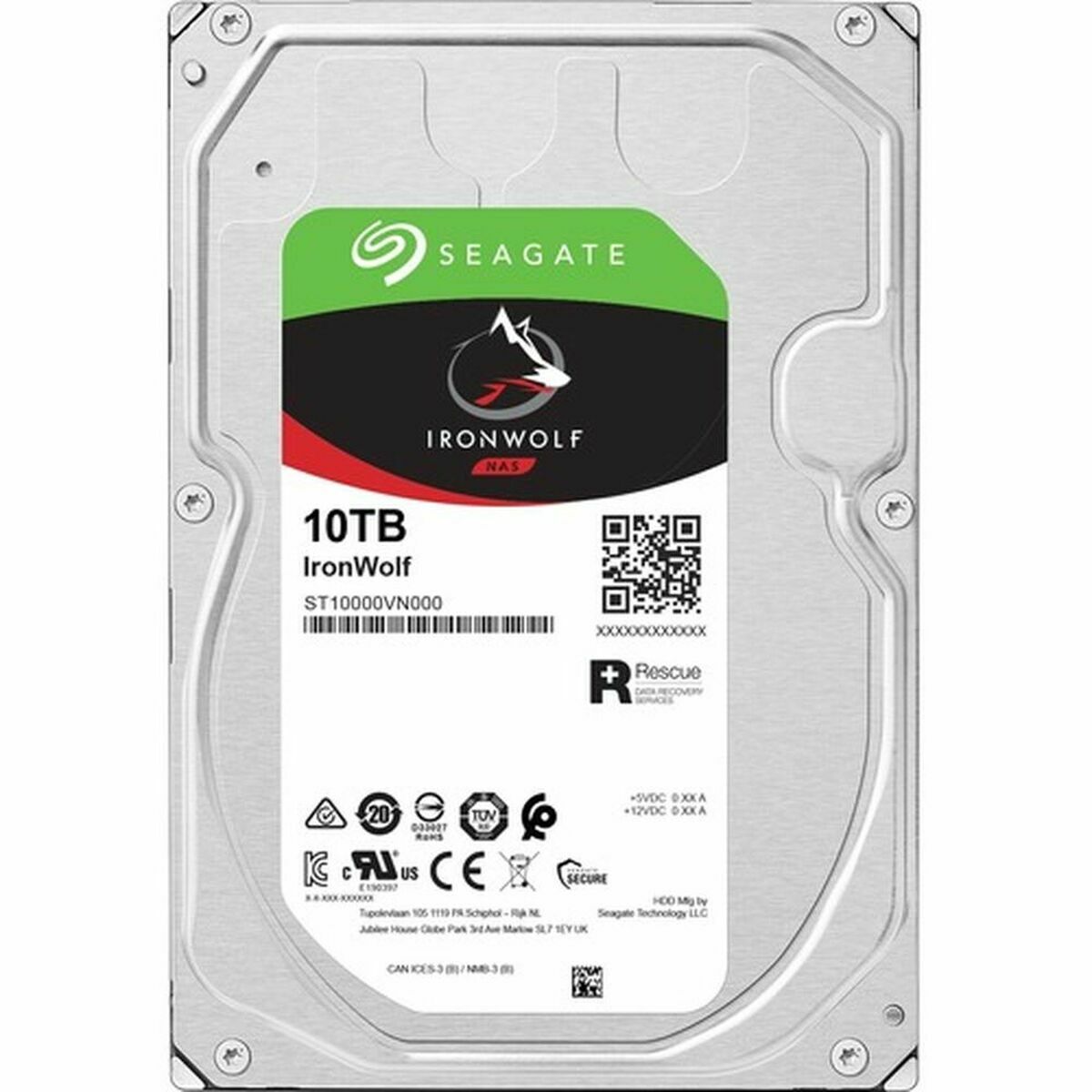 Hard Disk Seagate IronWolf ST10000VN000 3,5" 10 TB