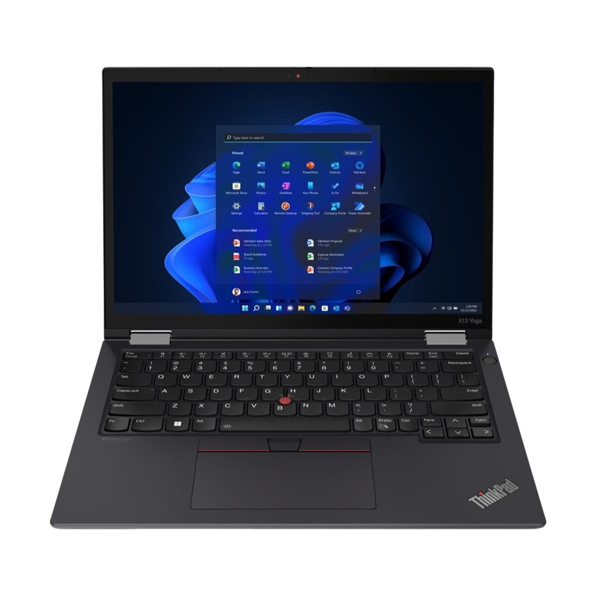 Laptop Lenovo ThinkPad X13 Yoga 13,3" Intel Corre i5-1245U 16 GB RAM 256 GB SSD