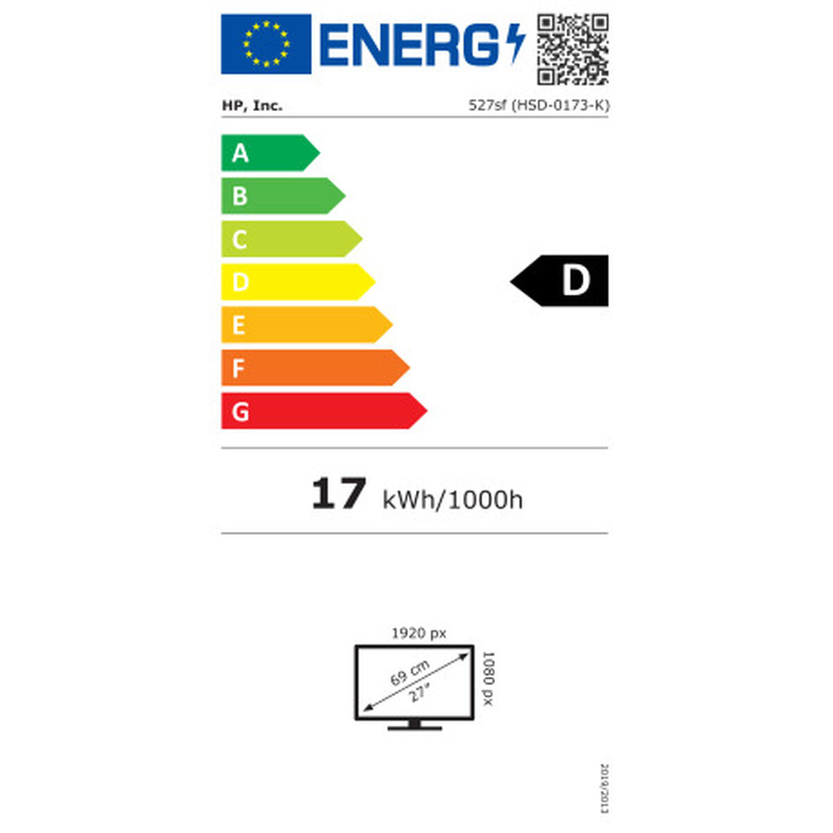 Afbeeldingen van Gaming Monitor HP 527sf Full HD 27"