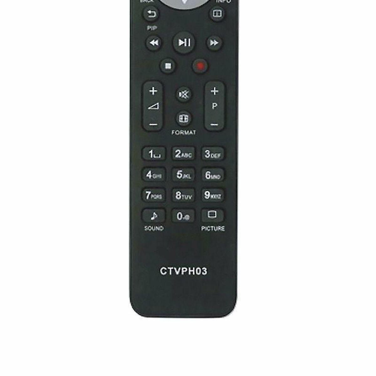 Image de Universal Remote Control 02ACCOEMCTVPH03 Black