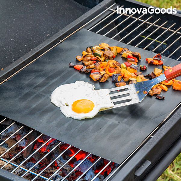  InnovaGoods Teflon Barbecue Sheet (Pack of 2)