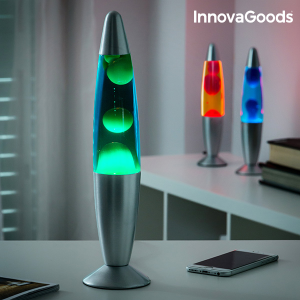 Lampe de Lave Magma InnovaGoods  Rouge 