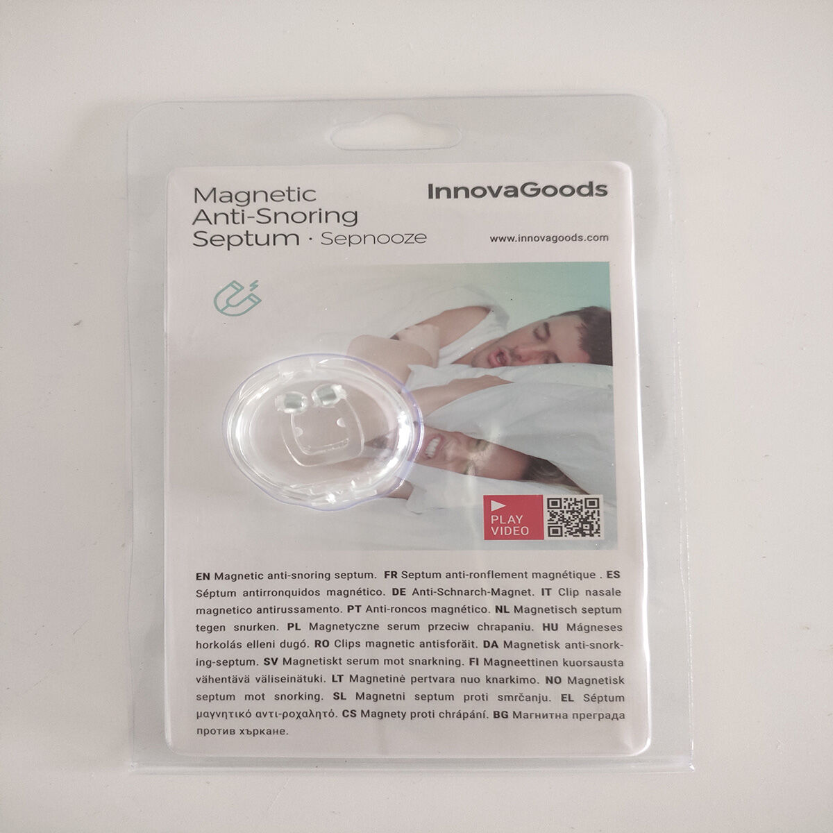 obrázok produktu Magnetic Anti-Snoring Septum InnovaGoods