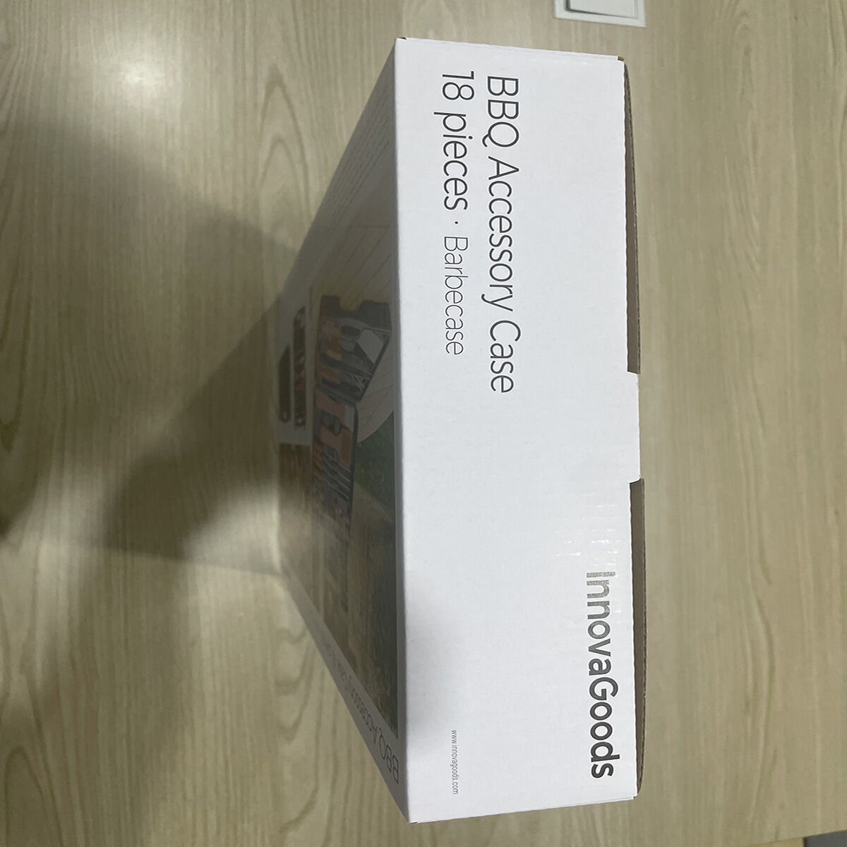 Handkoffer Barbacoa InnovaGoods IG116868 Holz Edelstahl 18 Stücke (Restauriert A) - Thumbnail 6