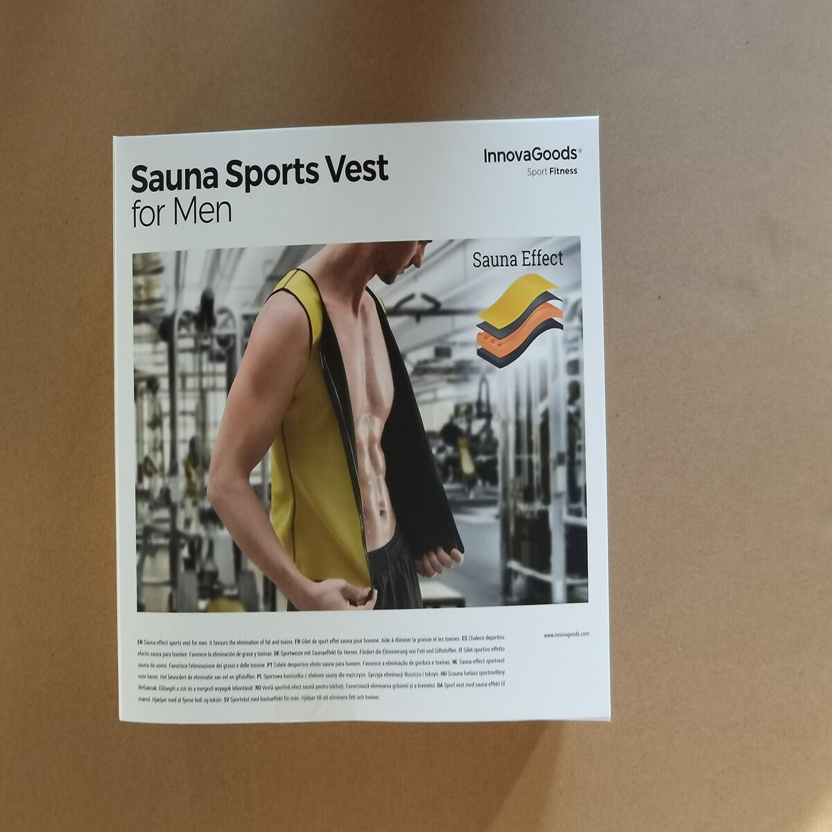 Alternativní obrázok produktu Sauna Sports Vest for Men Passwa InnovaGoods