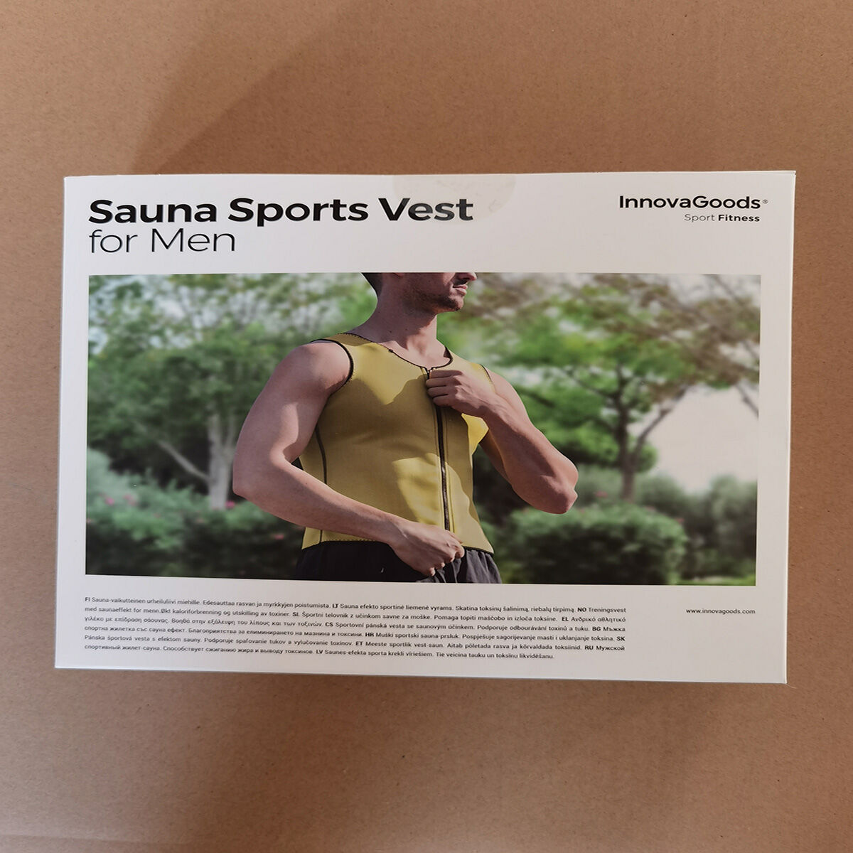 obrázok produktu Sauna Sports Vest for Men Passwa InnovaGoods