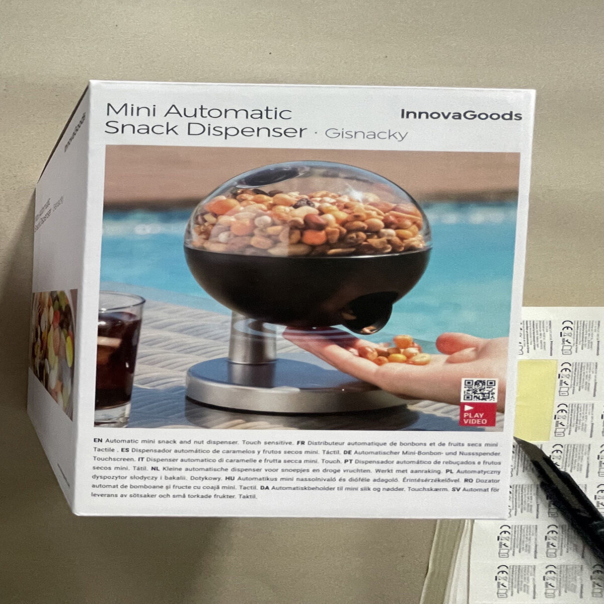 Mini Snoep- en Notendispenser InnovaGoods