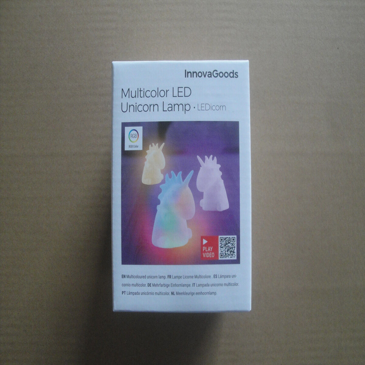 Multicolour Unicorn Lamp LEDicorn InnovaGoods
