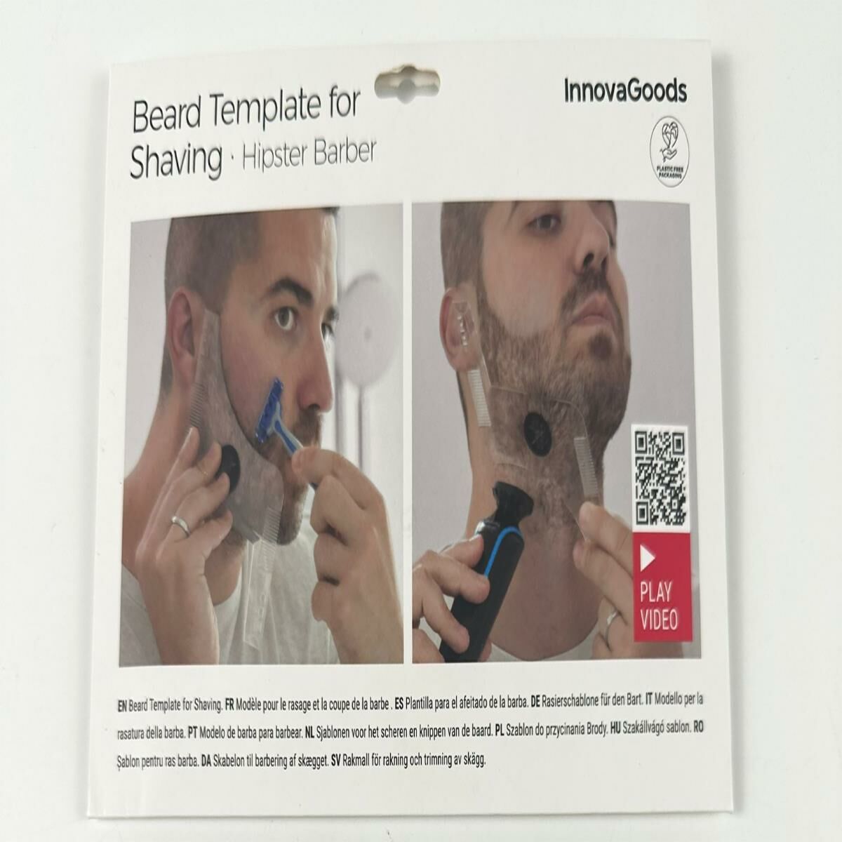 Hipster Barber Bartschablone InnovaGoods - Thumbnail 7