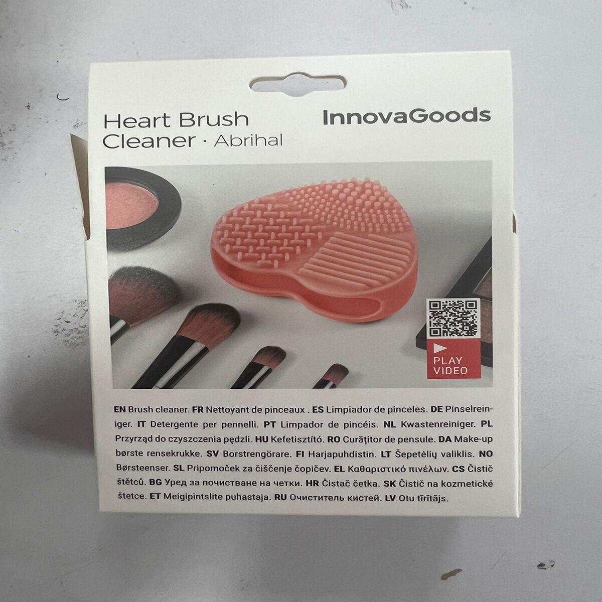 Reiniger voor make-upborstels Heart InnovaGoods