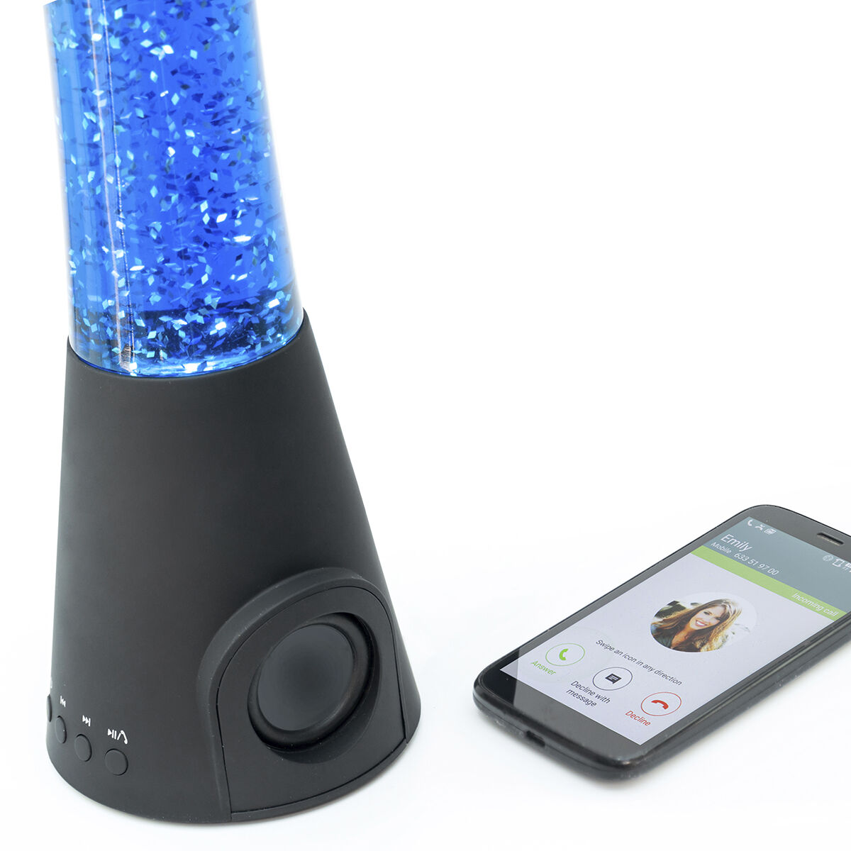 Lavalampe mit Lautsprecher und Mikrofon Flow Lamp InnovaGoods - Thumbnail 7