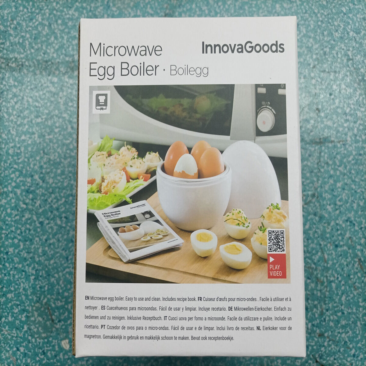 Eierkocher für die Mikrowelle mit Rezepten Boilegg InnovaGoods - Thumbnail 6