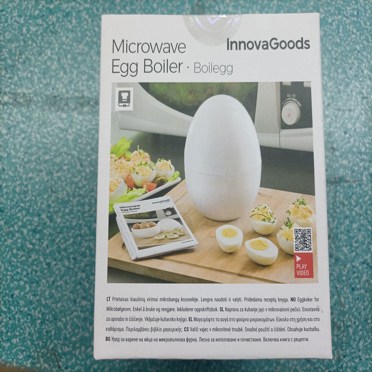 Eierkocher für die Mikrowelle mit Rezepten Boilegg InnovaGoods - Thumbnail 7