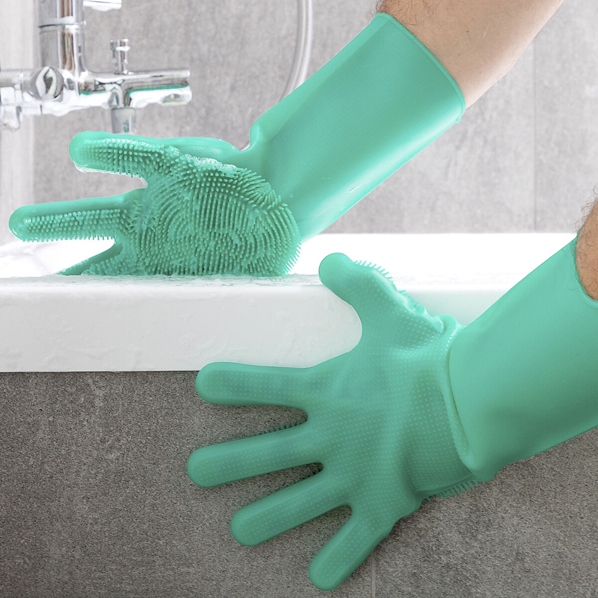 Mehrzweck Handschuhe aus Silikon InnovaGoods - Thumbnail 7