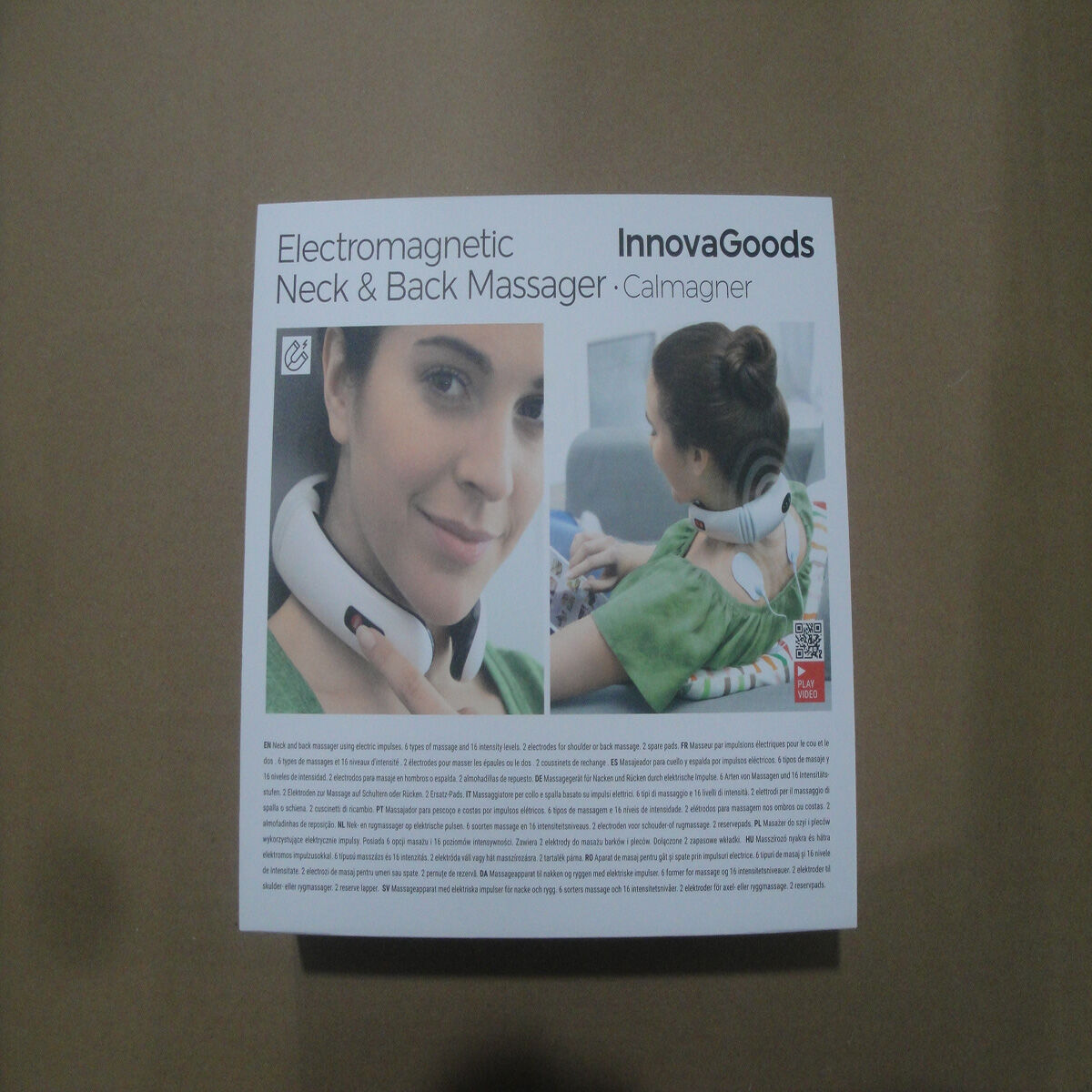 obrázok produktu Electromagnetic Neck and Back Massager Calmagner InnovaGoods