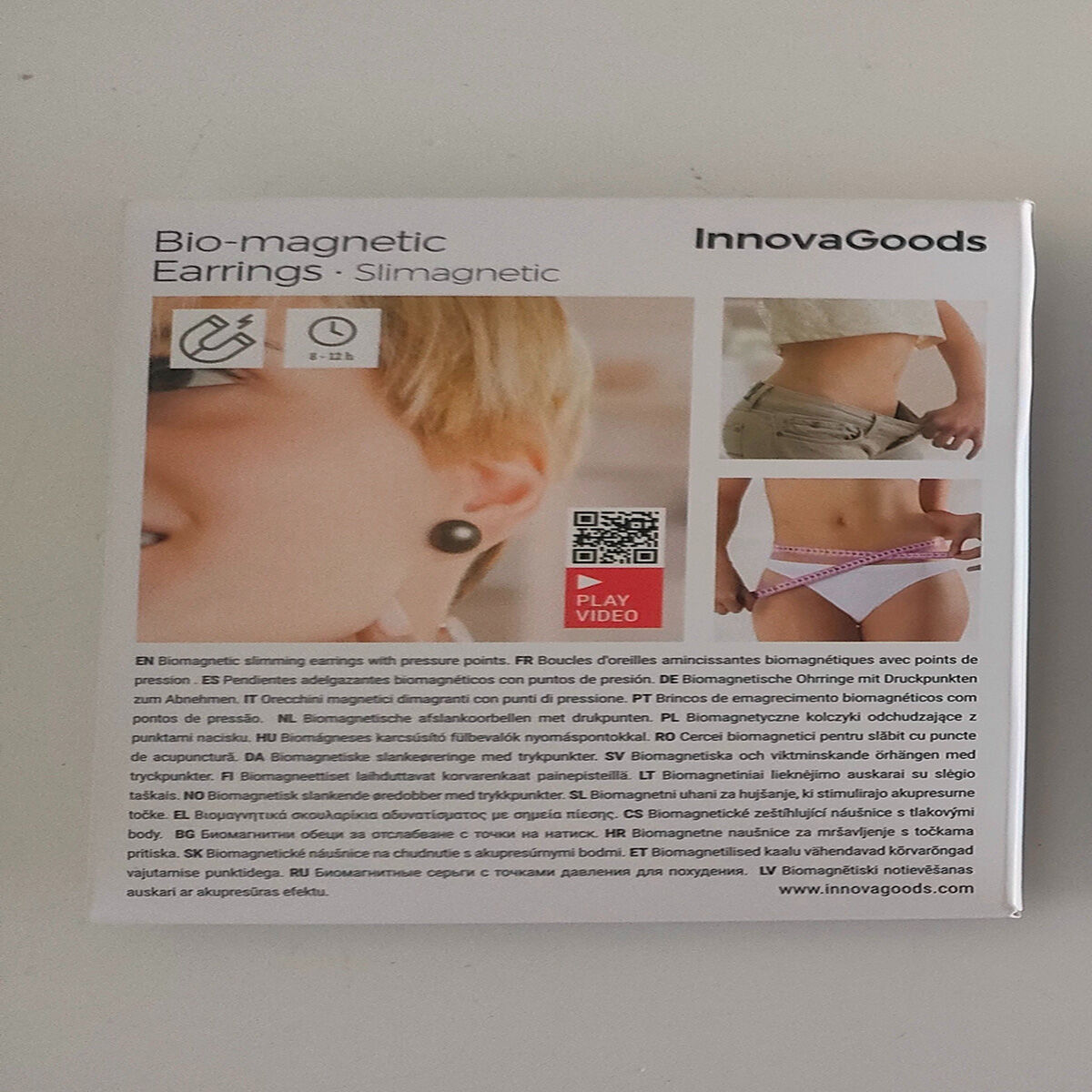 obrázok produktu Biomagnetic Slimming Earrings Slimagnetic InnovaGoods