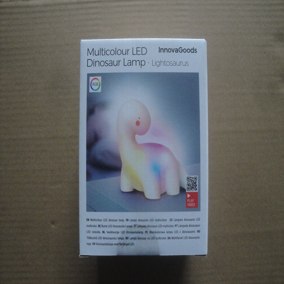 obrázok produktu Dinosaur Multicolour LED Lamp Lightosaurus InnovaGoods