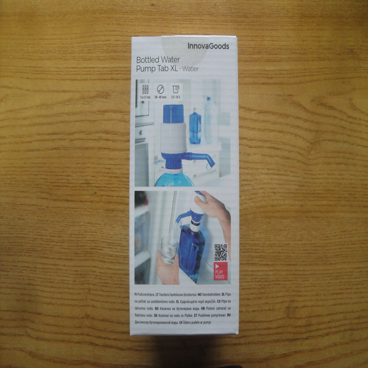 Wasserspender für XL-Flaschen InnovaGoods IG816001 Blau Edelstahl 10 L 8 L (Restauriert A) - Thumbnail 2