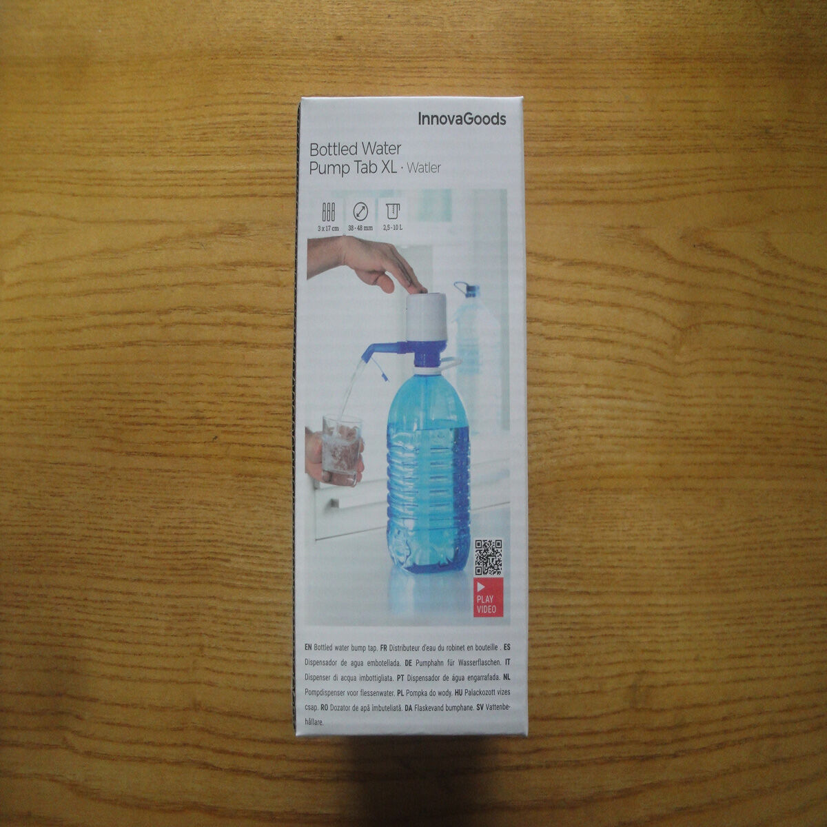 Wasserspender für XL-Flaschen InnovaGoods IG816001 Blau Edelstahl 10 L 8 L (Restauriert A) - Thumbnail 3