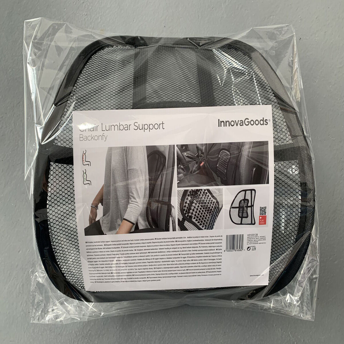 Draagbare Ademende Lendensteun Backonfy InnovaGoods
