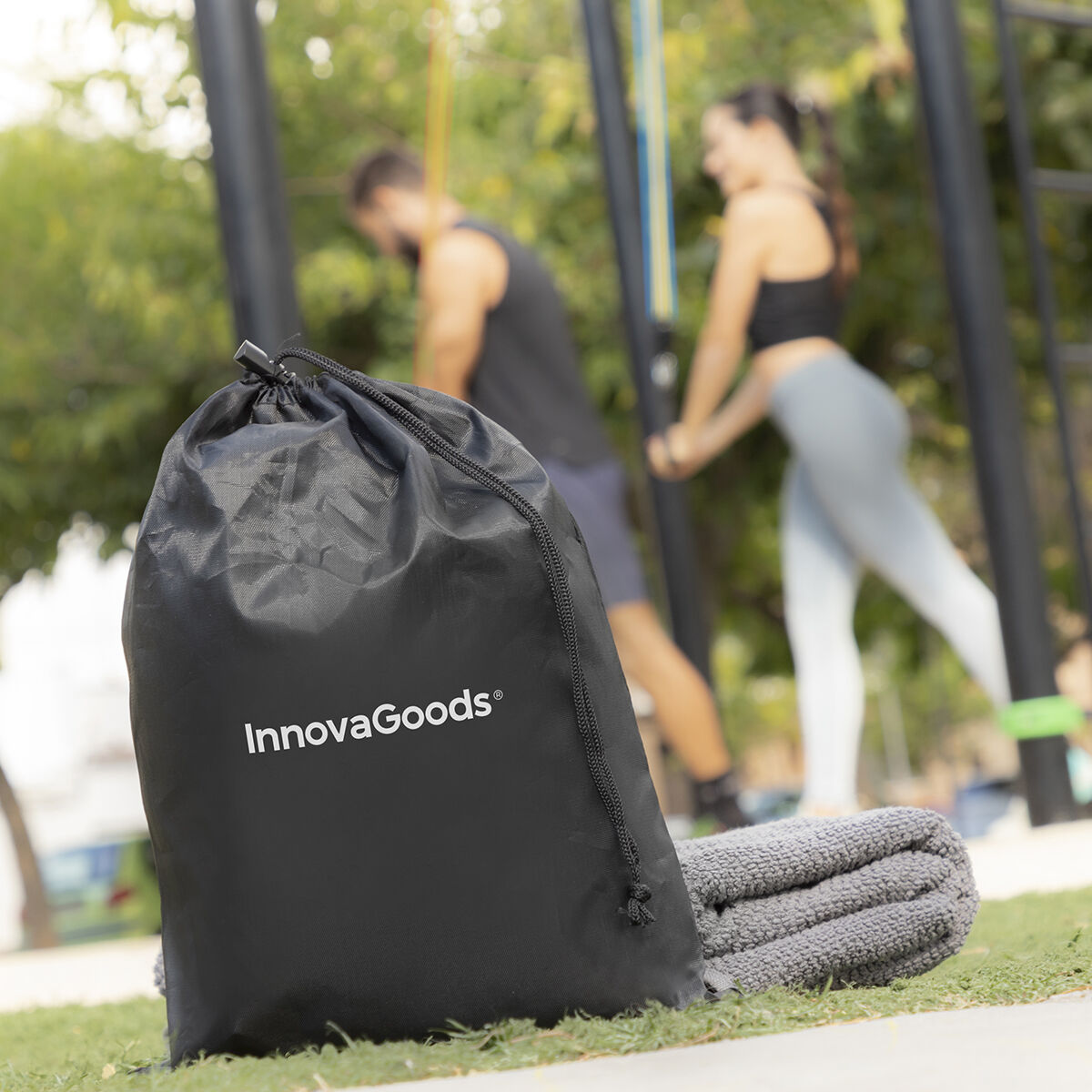 obrázok produktu Set of Resistance Bands with Accessories and Exercise Guide Rebainer InnovaGoods 5 Units