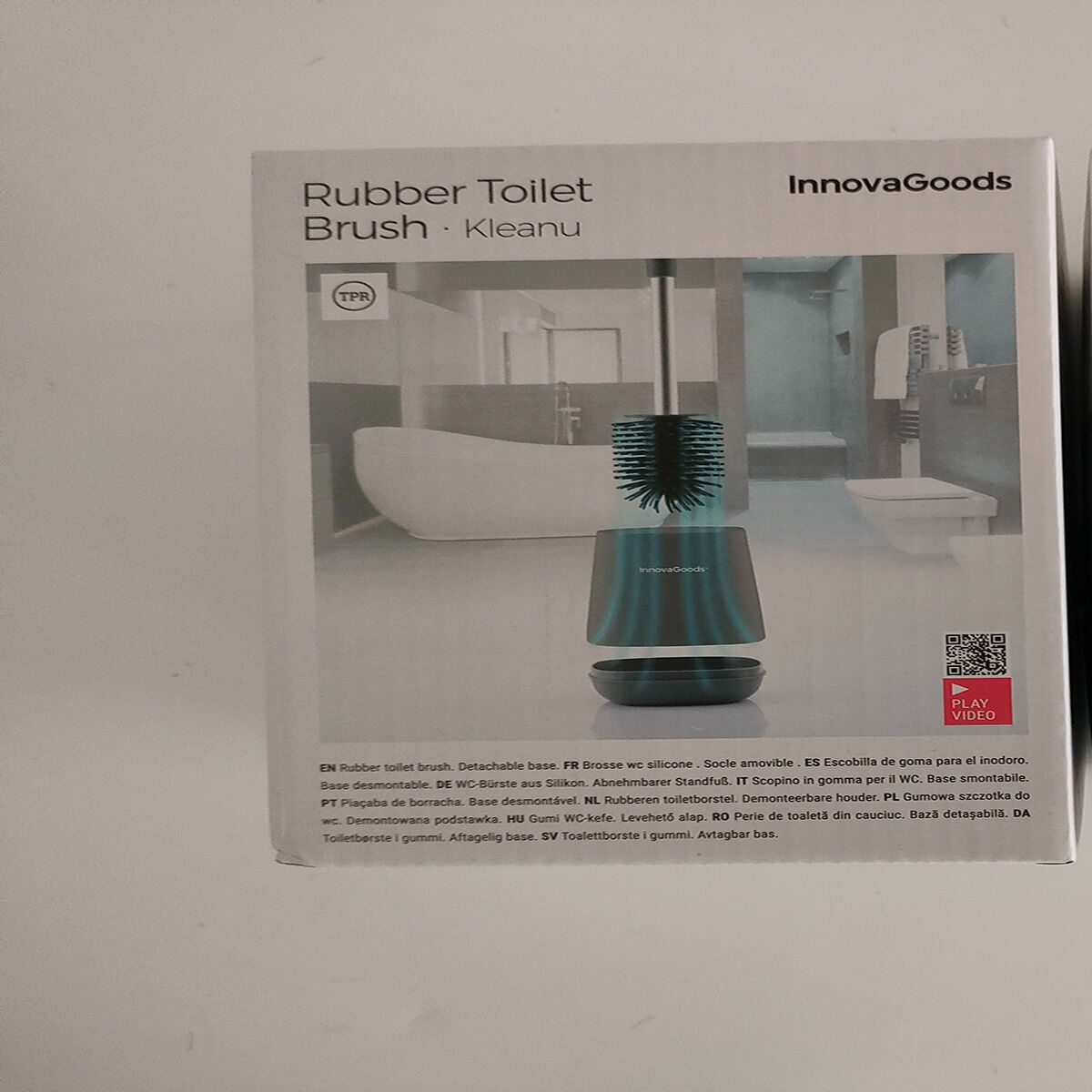 WC-Bürste aus Gummi InnovaGoods V0103258 Gummi Kautschuk Kunststoff (Restauriert B) - Thumbnail 2