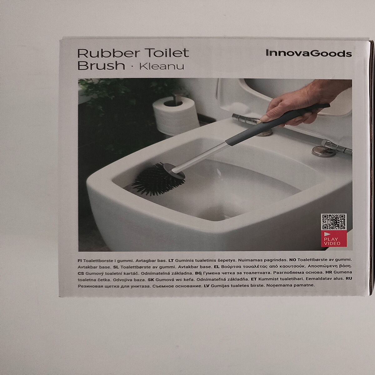 WC-Bürste aus Gummi InnovaGoods V0103258 Gummi Kautschuk Kunststoff (Restauriert B) - Thumbnail 3
