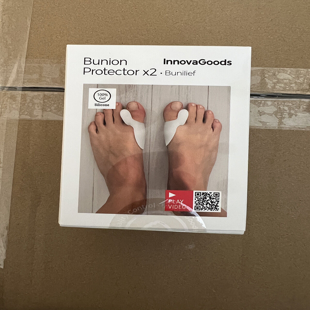 obrázok produktu Silicone Bunion Corrector Protector Bunilief InnovaGoods 2 Units