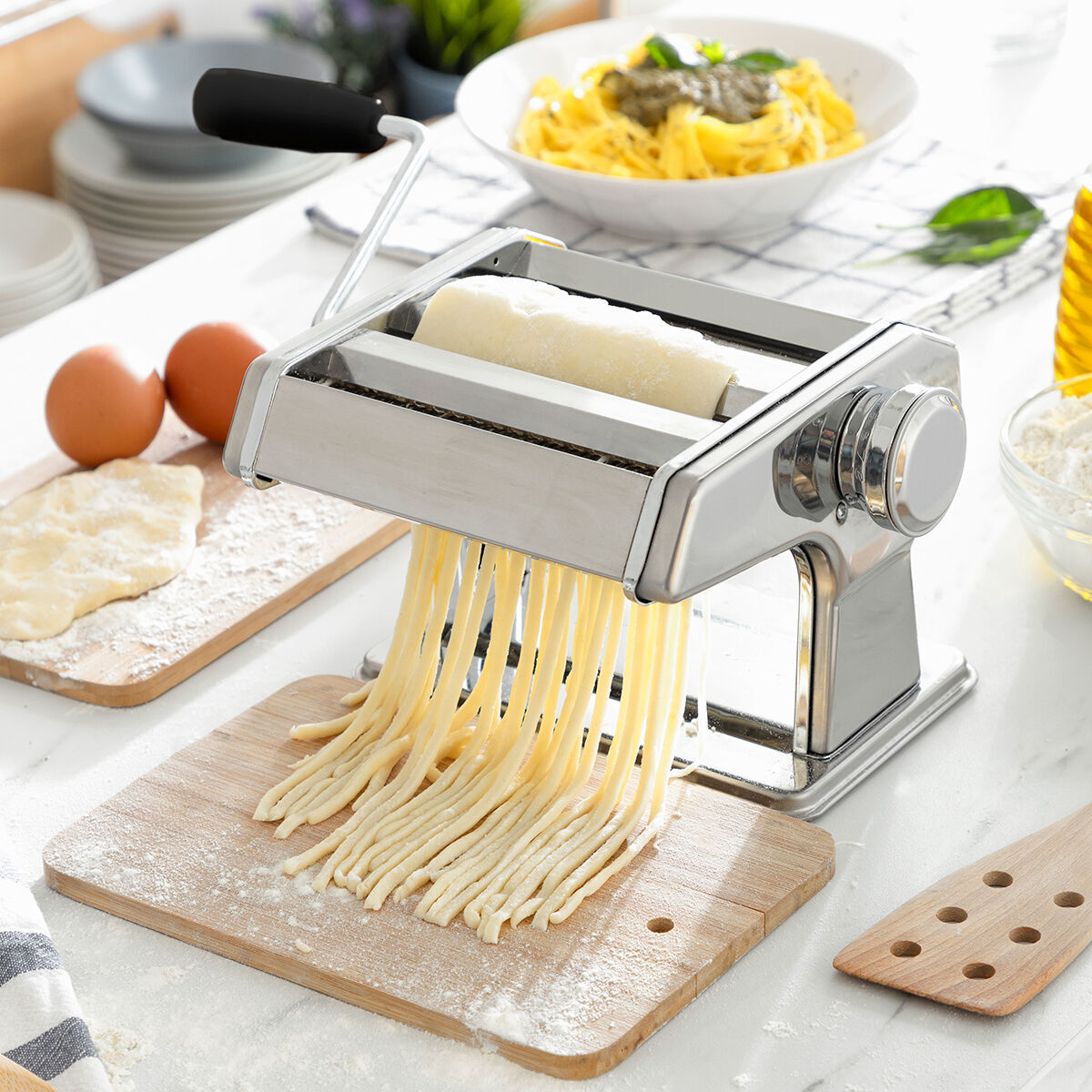 Maschine zur Herstellung frischer Nudeln mit Rezepten InnovaGoods (Restauriert B) - Thumbnail 3