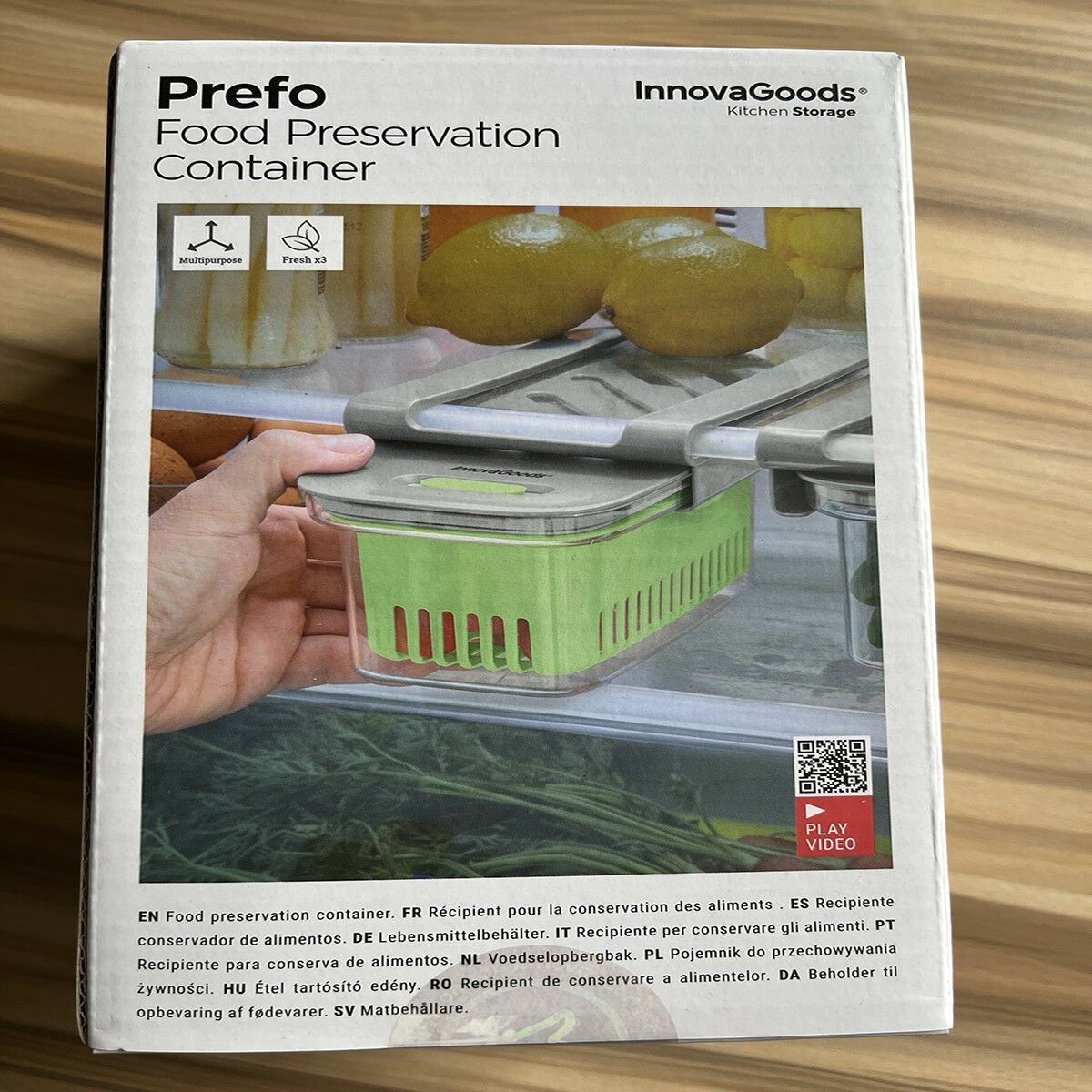 Lebensmittelbehälter InnovaGoods PREFO grün (Restauriert A) - Thumbnail 2