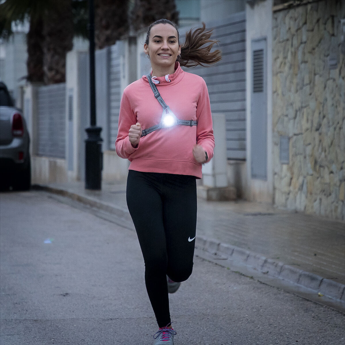 Sportgurt mit LED-Leuchten Safelt InnovaGoods - Thumbnail 5
