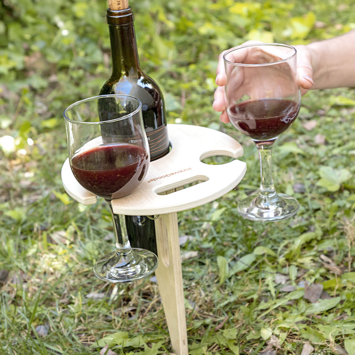 Table à Vin Pliante et Portable pour l'Extérieur Winnek InnovaGoods
