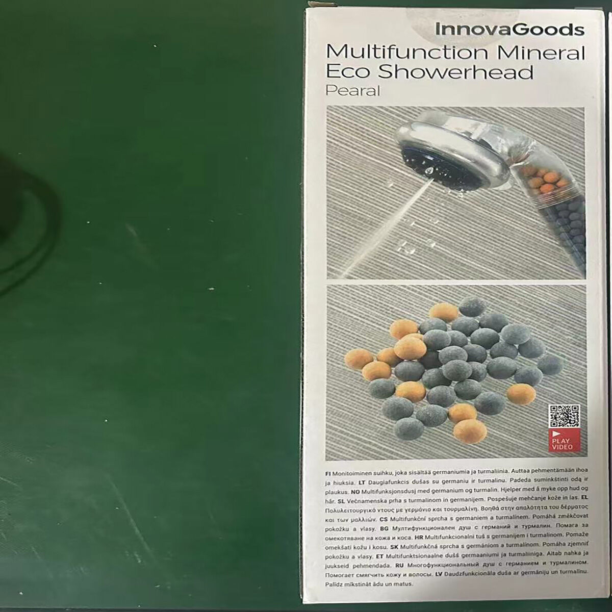 Multifunctionele Minerale Eco-douchekop met Germanium en Toermalijn Pearal InnovaGoods