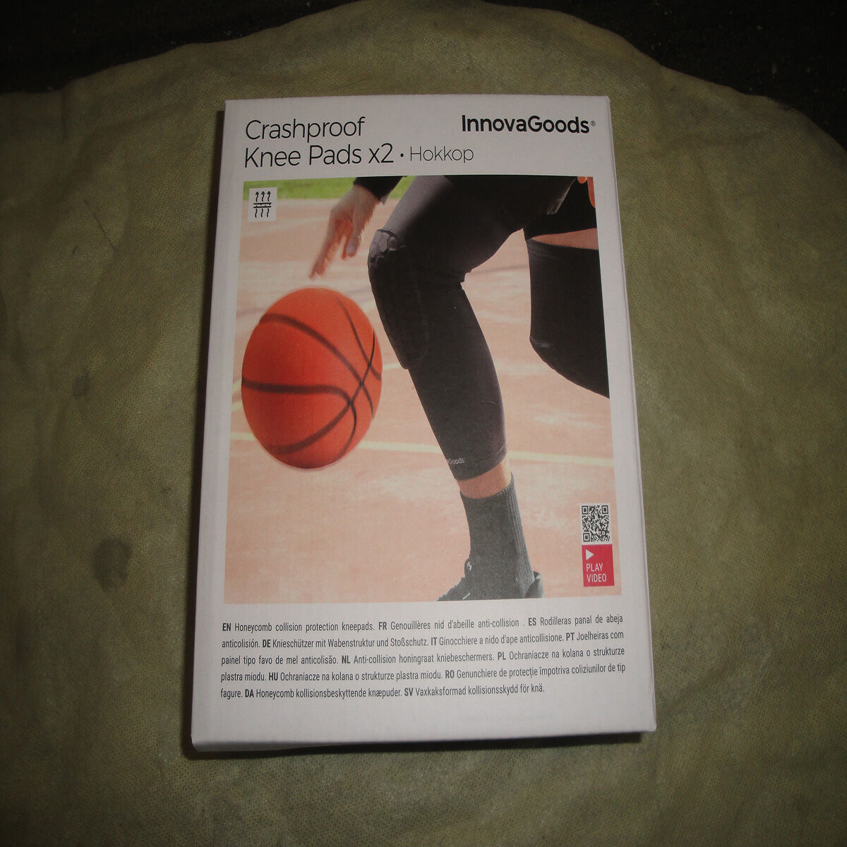 Honeycomb Anti-collision Knee Pads Hokkop InnovaGoods 2 Units