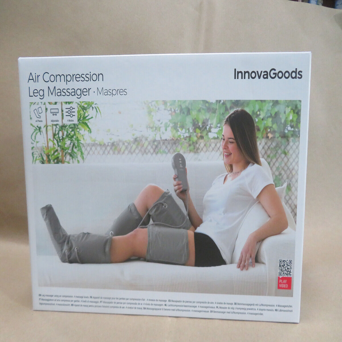 Druckluft-Beinmassagegerät InnovaGoods (Restauriert B) - Thumbnail 2