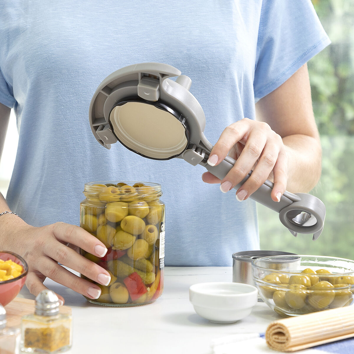 Multifunction Adjustable Lid Opener for Jars, Tins and Bottles Tapof InnovaGoods, view 2