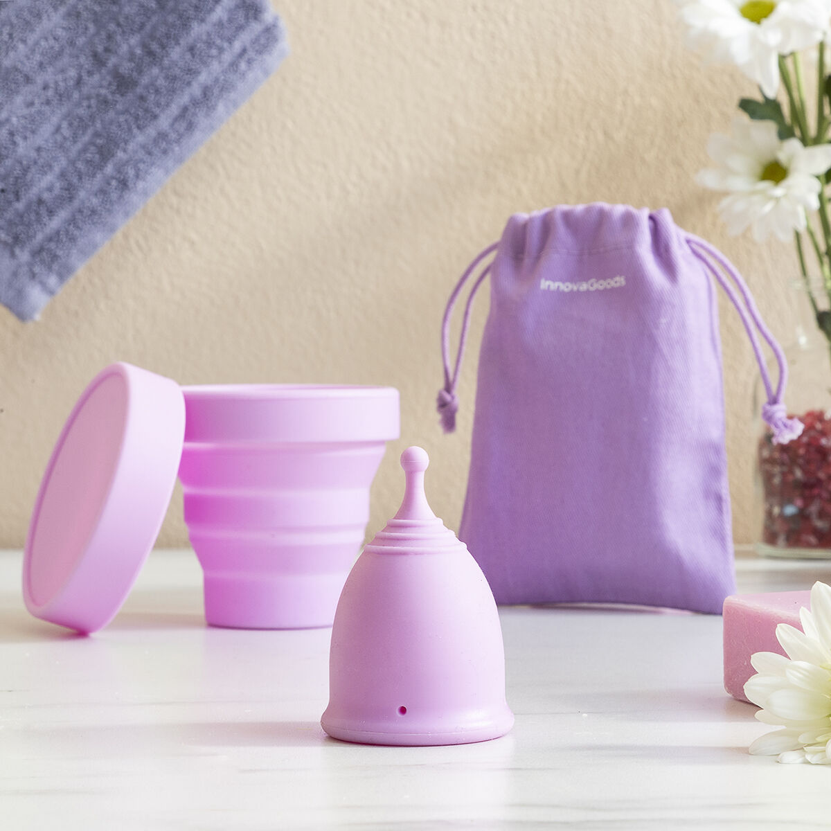 Menstruatiecup met accesoires Kuppy InnovaGoods
