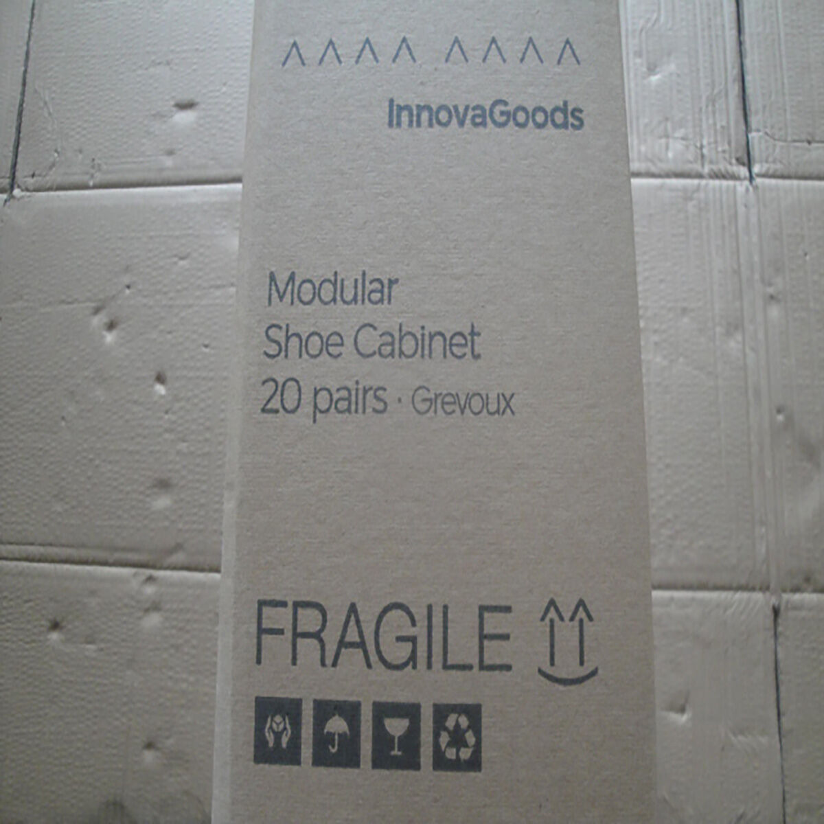 Tragbares Modul-Schuhregal InnovaGoods Grau - Thumbnail 4