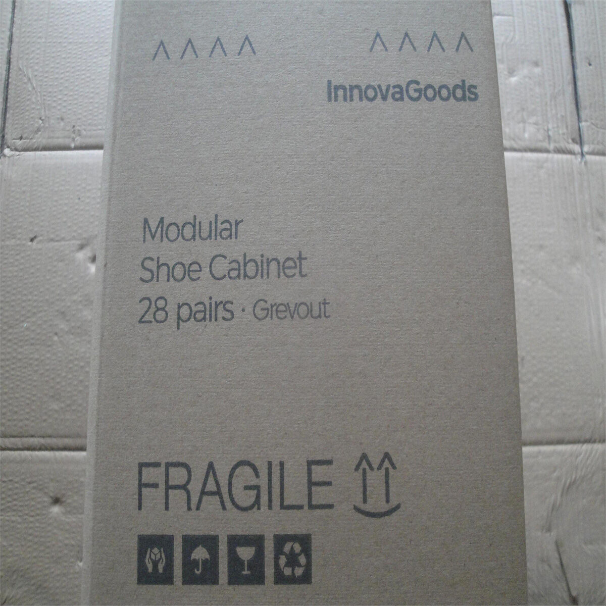 Tragbares Modul-Schuhregal InnovaGoods Grau - Thumbnail 3