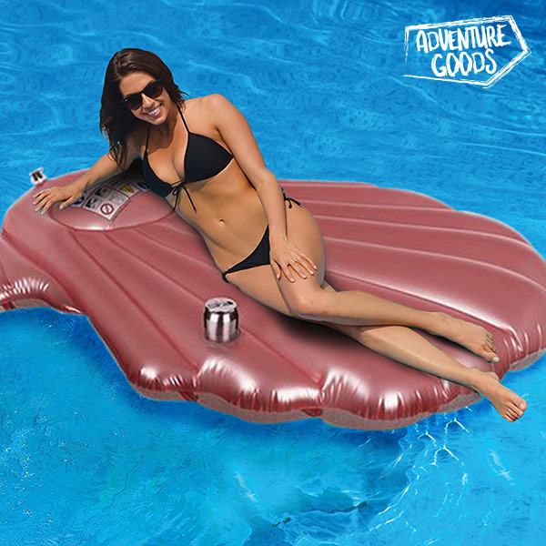 Adventure Goods Sea Shell Inflatable Lilo 