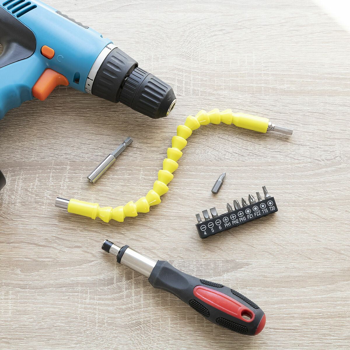 Magnetische Flexibele Verlenger voor Schroevendraaier met Accessoires Drillex InnovaGoods V0103407 (Refurbished A)