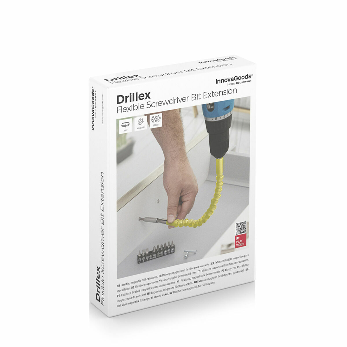 Magnetische Flexibele Verlenger voor Schroevendraaier met Accessoires Drillex InnovaGoods V0103407 (Refurbished A)